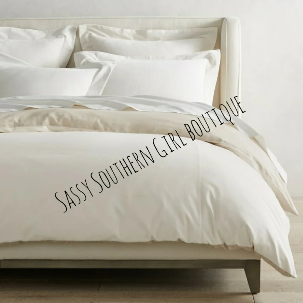 ⭐🆕 Luxurious Velvet Ivory Duvet comforter set